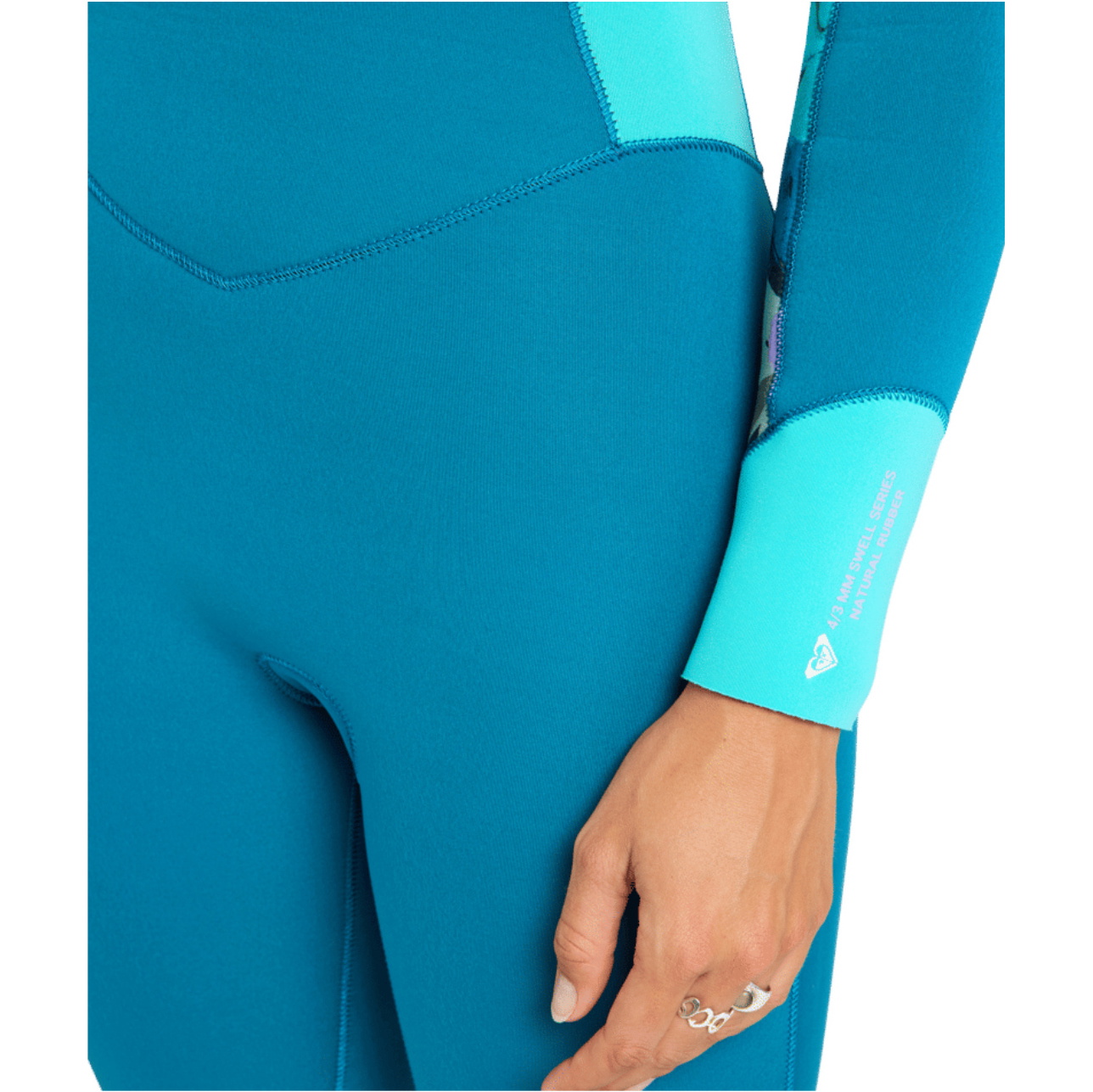2026 Roxy Womens Swell Natural 4/3mm Chest Zip Wetsuit 26BW213509 - Golden Gal